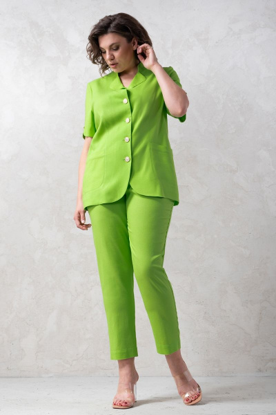 Леновые брюки и жакет в деловом стиле для летнего гардероба Avanti 1524 - фото 1