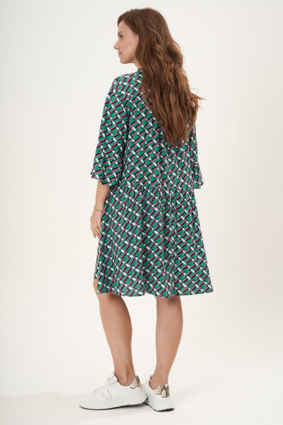 Бохо летнее платье свободное в стиле бохо с воланами Fantazia Mod 4527 - фото 4