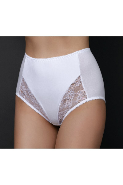 Трусы из трикотажа хлопка для ежедневного носки Verally 1006-1 белый - фото 1