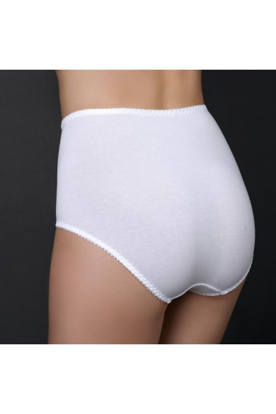 Трусы из трикотажа хлопка для ежедневного носки Verally 1006-1 белый - фото 2