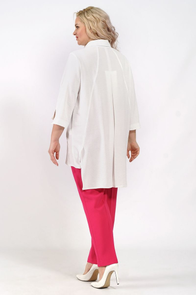 Блуза с рукавом 3/4 свободного кроя на каждый день Медея и К 2196 - фото 7