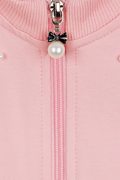 Жакет для девочки с высоким воротником и принтом сзади Bell Bimbo 192070 св.розовый - фото 5