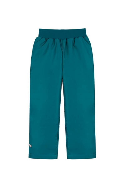 Брюки для девочки прямого силуэта из плащевой ткани Bell Bimbo 193005 т.бирюза - фото 1