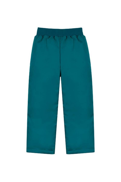 Брюки для девочки прямого силуэта из плащевой ткани Bell Bimbo 193005 т.бирюза - фото 2