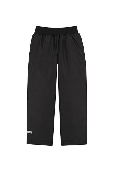 Брюки для девочки с резинкой и нашивкой из плащевой ткани Bell Bimbo 193005 черный - фото 1