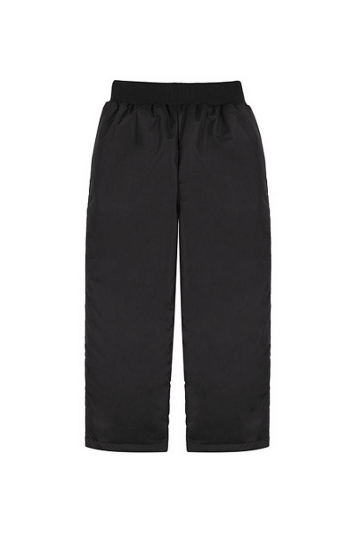 Брюки для девочки с резинкой и нашивкой из плащевой ткани Bell Bimbo 193005 черный - фото 2