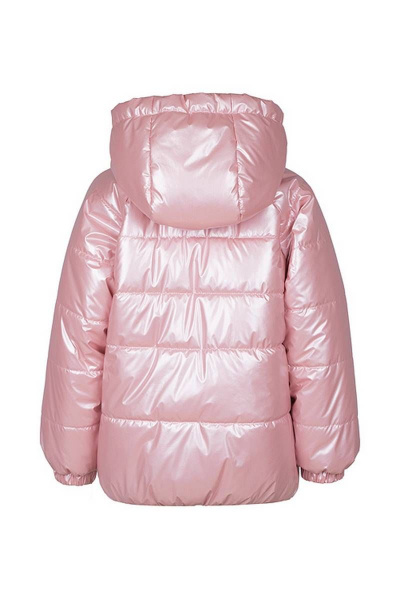 Детская демисезонная куртка с капюшоном из плащевой ткани Bell Bimbo 193006 св.розовый - фото 2