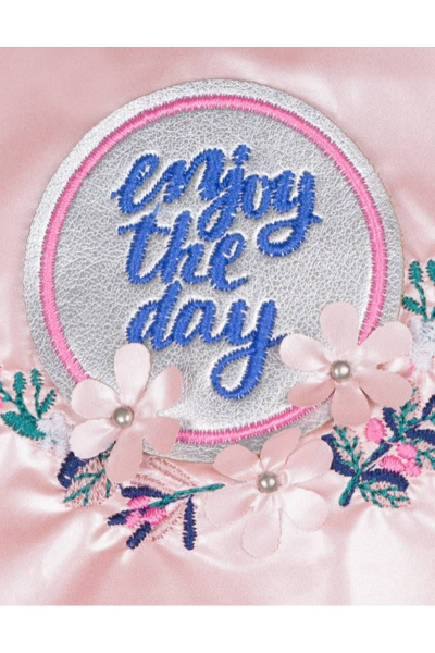 Детская демисезонная куртка с капюшоном из плащевой ткани Bell Bimbo 193006 св.розовый - фото 3