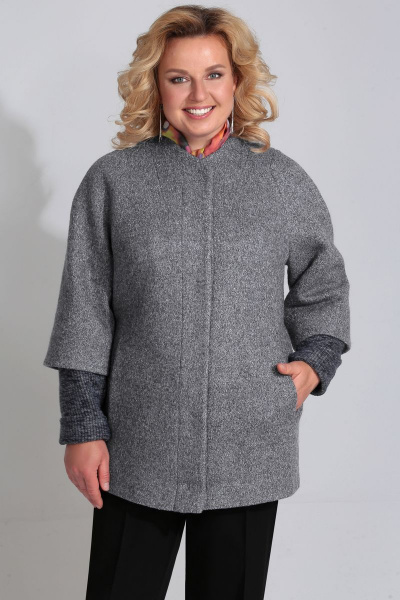 Полупальто Golden Valley 7103 серо-синий - фото 1