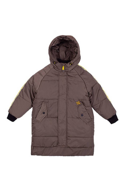 Зимняя куртка с утеплителем из синтепона и вышивкой Bell Bimbo 193025 хаки - фото 1