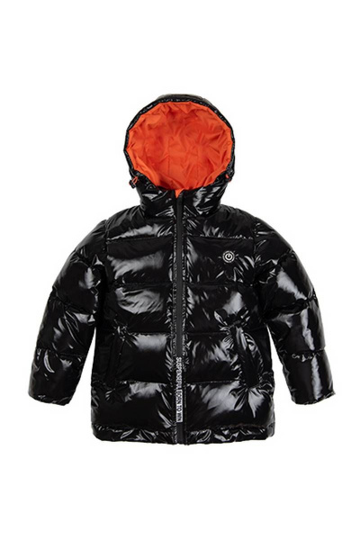 Куртка для мальчика на синтепухе с высоким воротником Bell Bimbo 193026 черный - фото 1