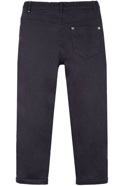 Денимовые брюки с флисом и классической посадкой Bell Bimbo 193097 т.синий - фото 2