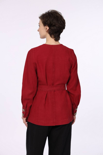 Жакет Полинушка 1315 клюква - фото 4