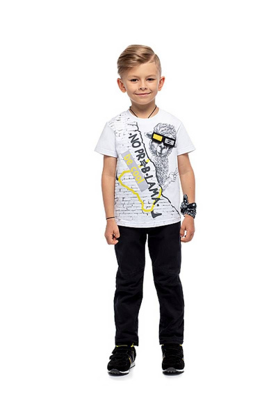 Классические брюки для мальчика с накладными карманами Bell Bimbo 193145 черный - фото 2