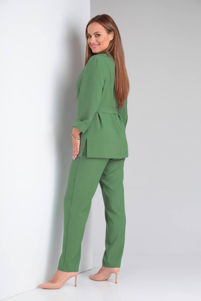 Брюки и жакет в стиле сафари для делового образа TVIN 7647 табак - фото 7