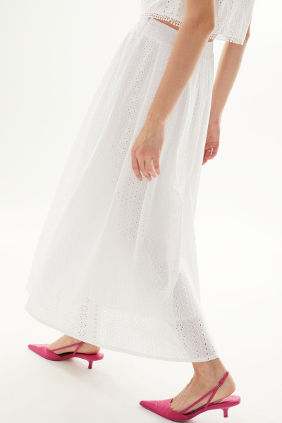 Топ и юбка из хлопка с вышивкой ришелье DAVA 170 - фото 10