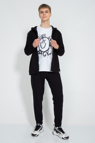 Классическая мужская футболка из хлопка с изображением Kivviwear 1010.31 - фото 8