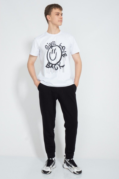 Классическая мужская футболка из хлопка с изображением Kivviwear 1010.31 - фото 2