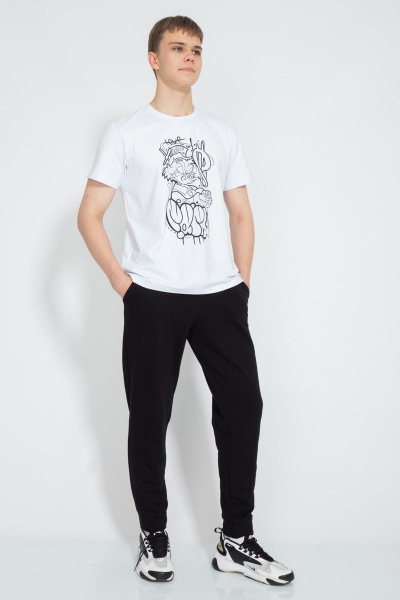 Футболка мужская классическая из трикотажа хлопка Kivviwear 1010.32 - фото 3