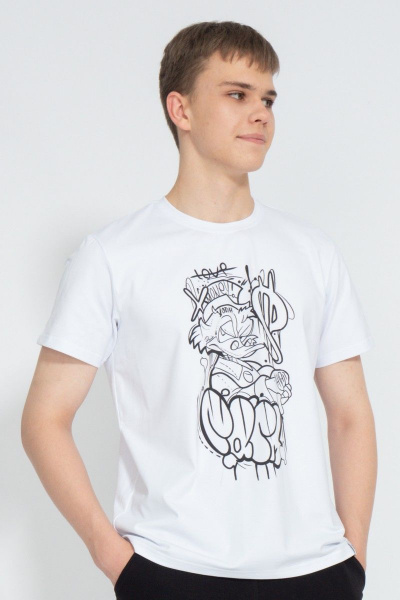 Футболка мужская классическая из трикотажа хлопка Kivviwear 1010.32 - фото 1