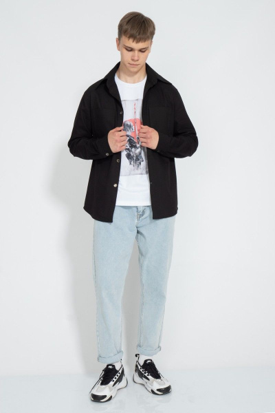 Футболка мужская классическая из трикотажа хлопка Kivviwear 1010.33 - фото 15