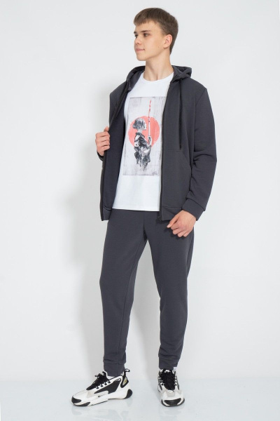 Футболка мужская классическая из трикотажа хлопка Kivviwear 1010.33 - фото 14