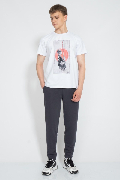 Футболка мужская классическая из трикотажа хлопка Kivviwear 1010.33 - фото 13