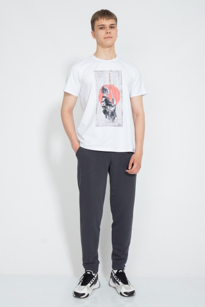 Футболка мужская классическая из трикотажа хлопка Kivviwear 1010.33 - фото 12