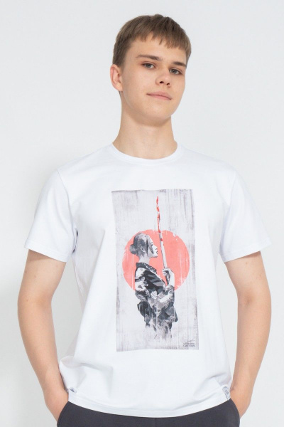 Футболка мужская классическая из трикотажа хлопка Kivviwear 1010.33 - фото 1