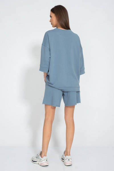 Комплект шорты и свитшот оверсайз летний для спорта Kivviwear 40194018.20 - фото 10