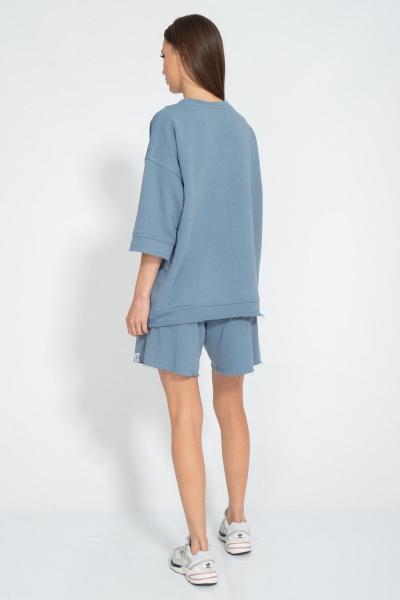 Комплект шорты и свитшот оверсайз летний для спорта Kivviwear 40194018.20 - фото 8