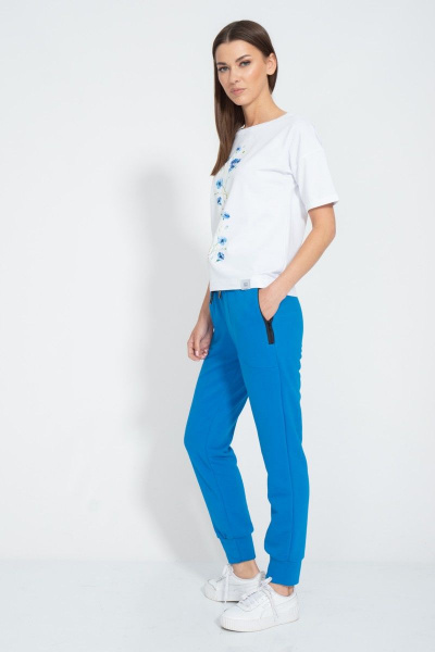 Футболка летняя из хлопка с принтом и длинным рукавом Kivviwear 4026.139 - фото 9