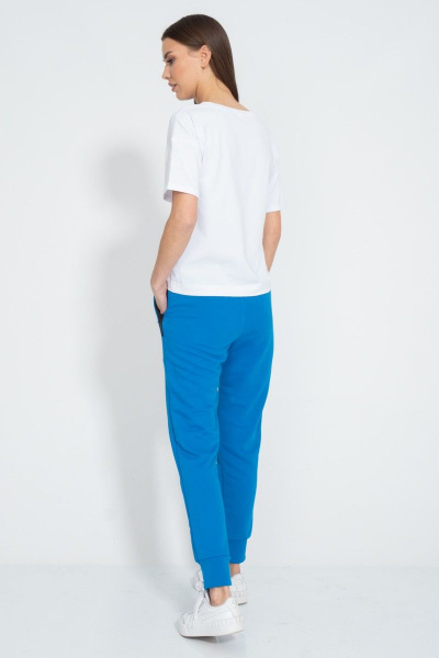 Футболка летняя из хлопка с принтом и длинным рукавом Kivviwear 4026.139 - фото 8