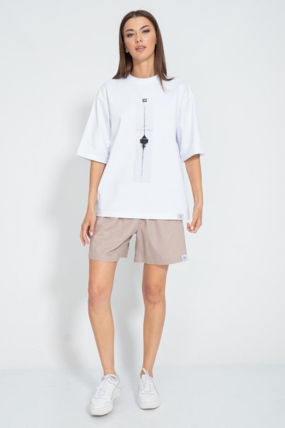 Футболка с длинным рукавом и завышенной горловиной Kivviwear 4034.50 - фото 5