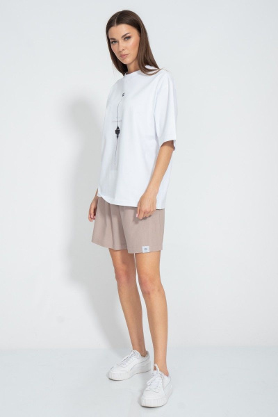 Футболка с длинным рукавом и завышенной горловиной Kivviwear 4034.50 - фото 3