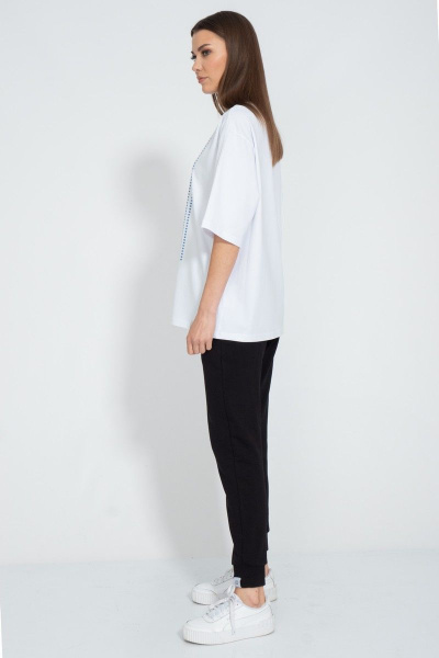 Футболка свободного кроя из хлопка с удлиненным рукавом Kivviwear 4034.51 - фото 9