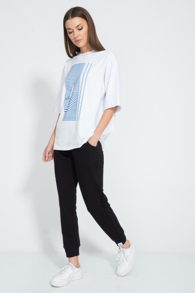 Футболка свободного кроя из хлопка с удлиненным рукавом Kivviwear 4034.51 - фото 8