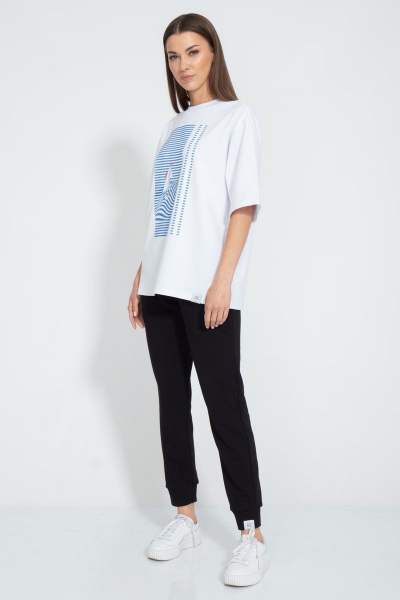 Футболка свободного кроя из хлопка с удлиненным рукавом Kivviwear 4034.51 - фото 4