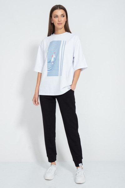 Футболка свободного кроя из хлопка с удлиненным рукавом Kivviwear 4034.51 - фото 3