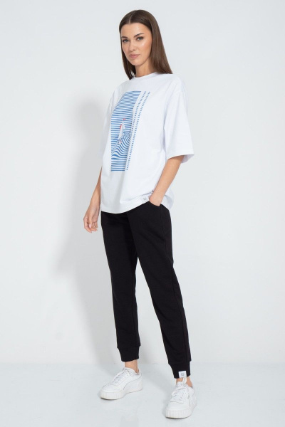 Футболка свободного кроя из хлопка с удлиненным рукавом Kivviwear 4034.51 - фото 2