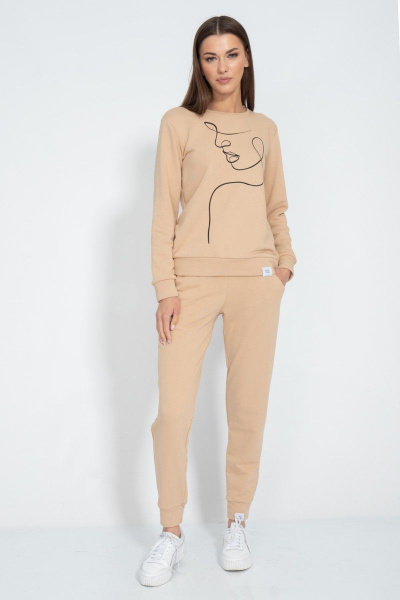 Костюм брюк и свитшота спортивный на каждый день Kivviwear 40484051.22 - фото 4