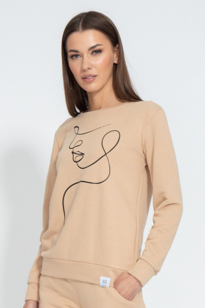 Костюм брюк и свитшота спортивный на каждый день Kivviwear 40484051.22 - фото 3