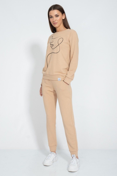 Костюм брюк и свитшота спортивный на каждый день Kivviwear 40484051.22 - фото 2