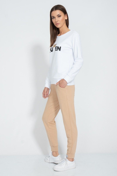 Круглогодичный спортивный костюм толстовка и брюки с аппликацией Kivviwear 40484051.23 - фото 11