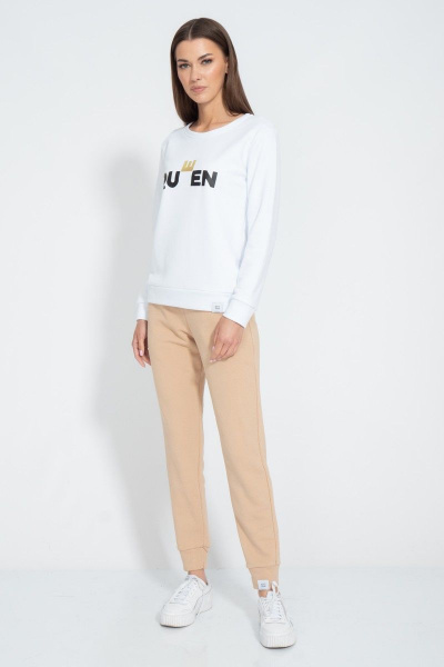 Круглогодичный спортивный костюм толстовка и брюки с аппликацией Kivviwear 40484051.23 - фото 4