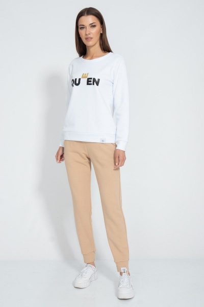 Круглогодичный спортивный костюм толстовка и брюки с аппликацией Kivviwear 40484051.23 - фото 3