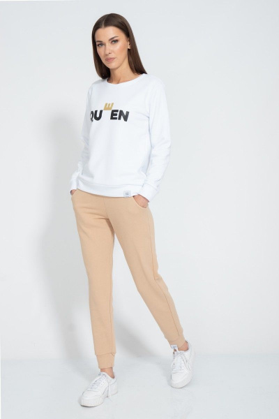 Круглогодичный спортивный костюм толстовка и брюки с аппликацией Kivviwear 40484051.23 - фото 2