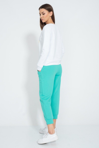 Белый свитшот с логотипом BALANCE для спорта Kivviwear 4078.25 - фото 9