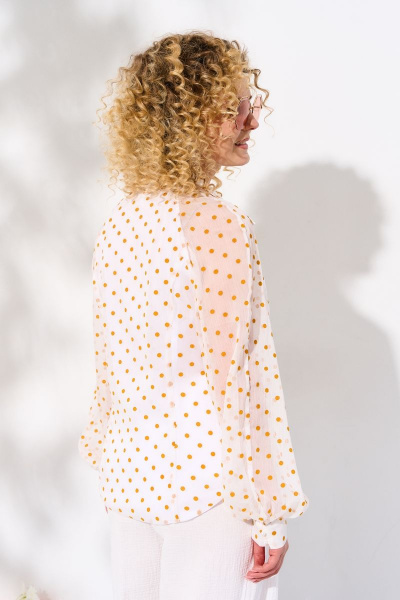 Блуза Euromoda 157/1 молоко - фото 4