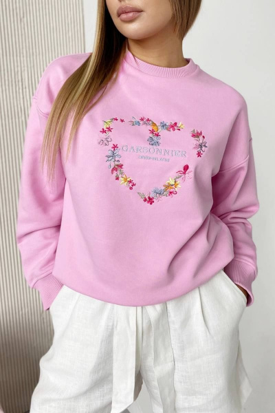 Свитшот Garsonnier 14001800816 розовый - фото 6